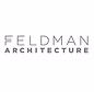 Feldman Architecture logo with simple, modern black text on a white background.